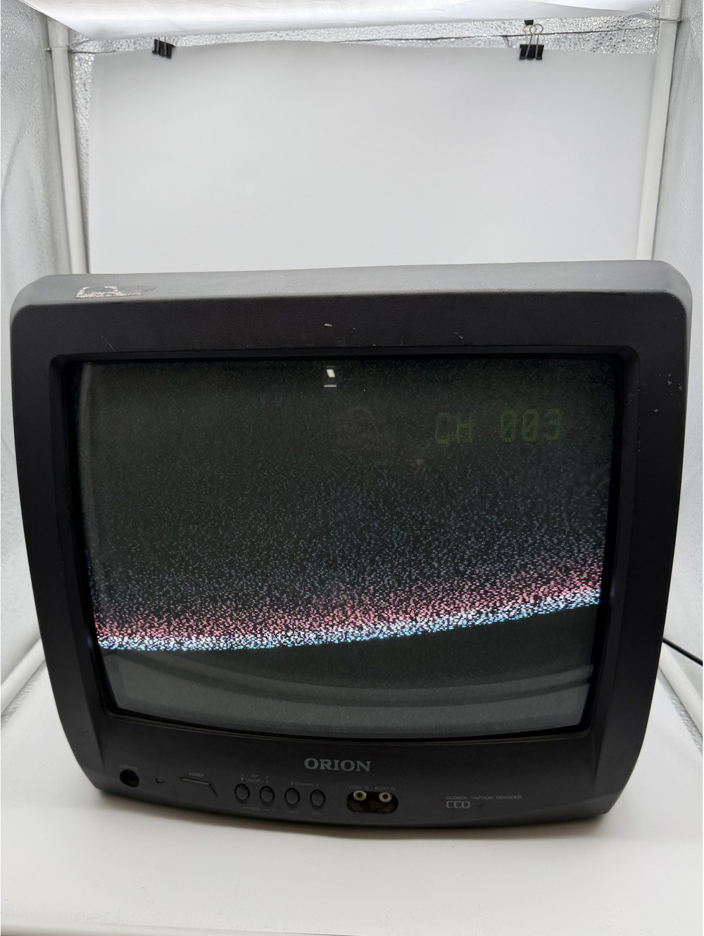 Orion TV1333 Vintage CRT Television Black Retro